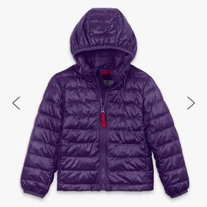 Primary kids lightweight puffer jacket size 8-9